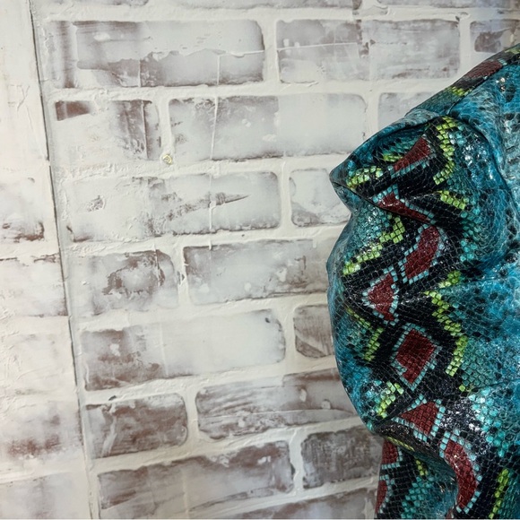 Azalea wang Vibrant Snake Print Jacket 2X - Picture 5 of 9